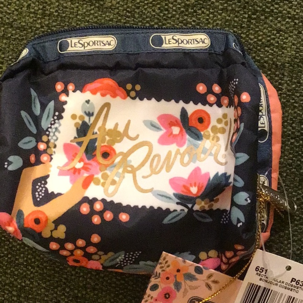 LeSportsac Rifle Paper Cosmetic Bag